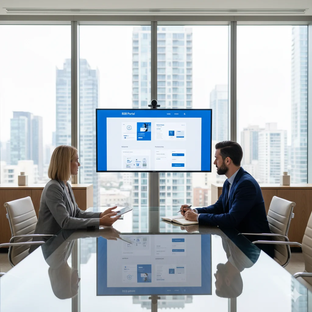 B2B Professional Workspace for Industrial Manufacturing Clients